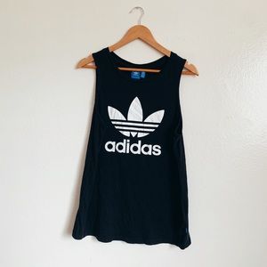 Adidas Black Muscle Tank
